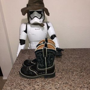 Ariat Black Patent Leather Boots